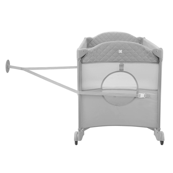 Παρκοκρέβατο 2 Θέσεων (0+ Μηνών/Έως 15kg) Kikka Boo Milky Way Grey 2023