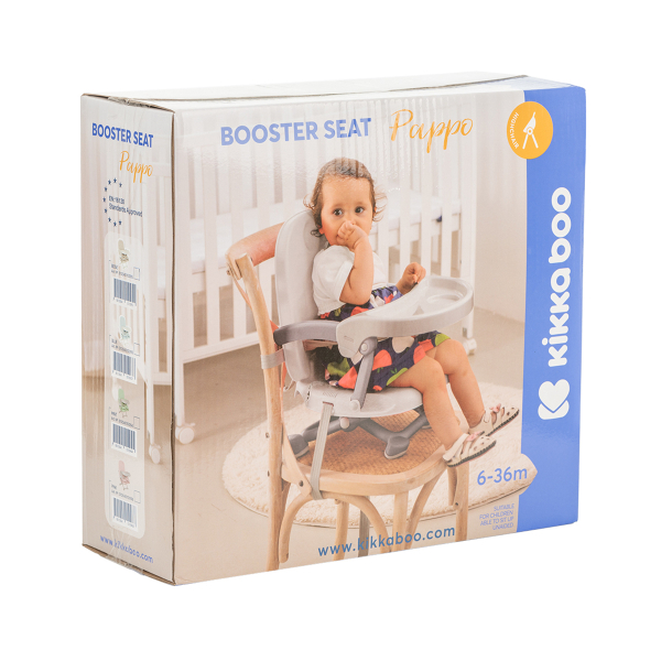 Φορητό Καθισματάκι Φαγητού (6-36 Μηνών) Kikka Boo Pappo Pink