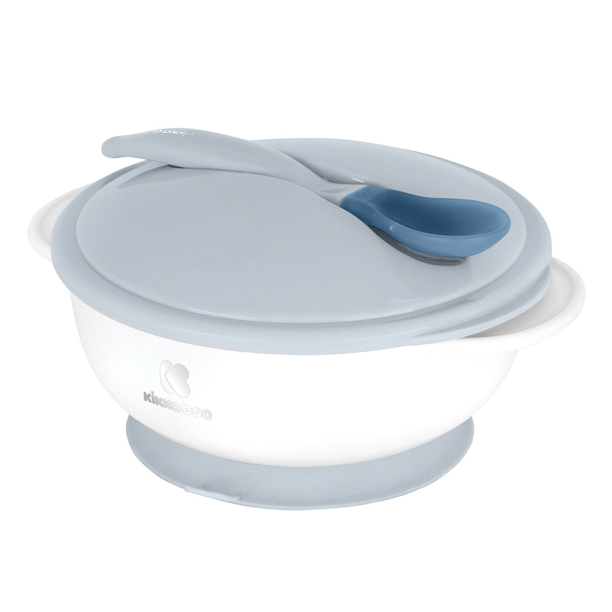 Kikka Boo Φαγητοδοχείο & Κουτάλι Με Αισθητήρα Θερμοκρασίας 250ml Kikka Boo Blue