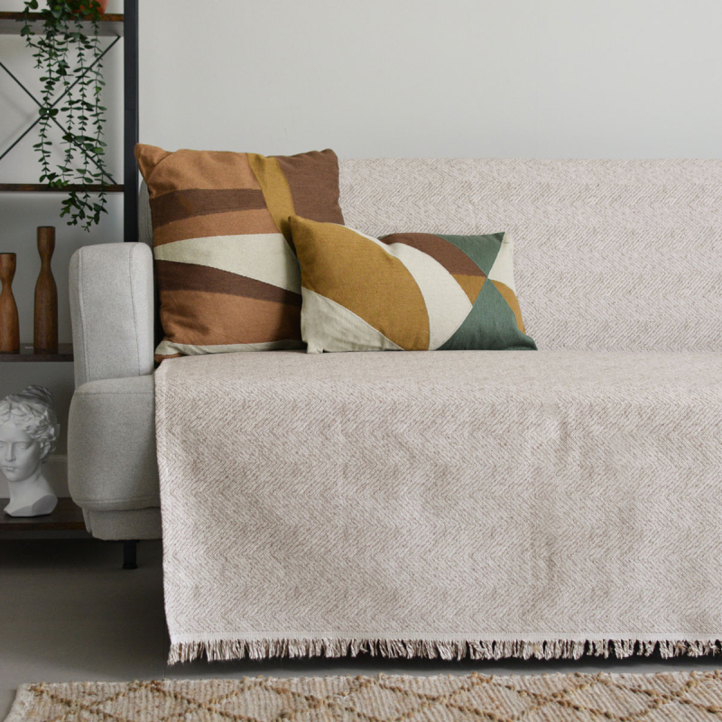 Ριχτάρι Πολυθρόνας (180x180) Ravelia Pesce Brown