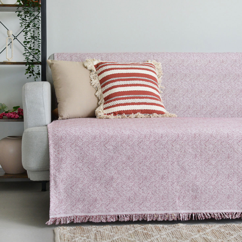 Ριχτάρι Καναπέ Τετραθέσιου (180x350) Ravelia Pesce Bordeaux