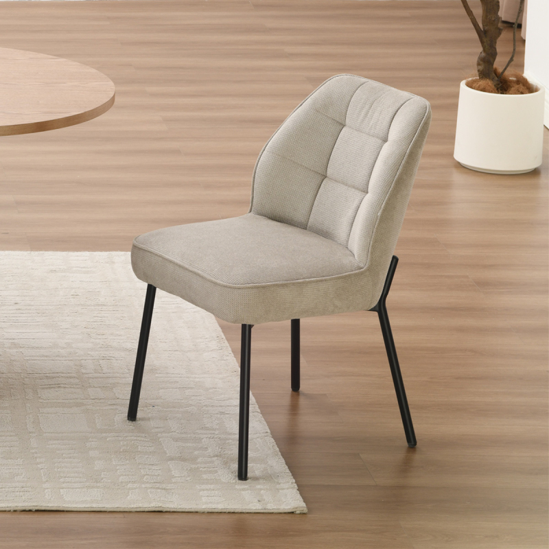 Καρέκλα Τραπεζαρίας (63x48x83) Spitishop Kador Beige