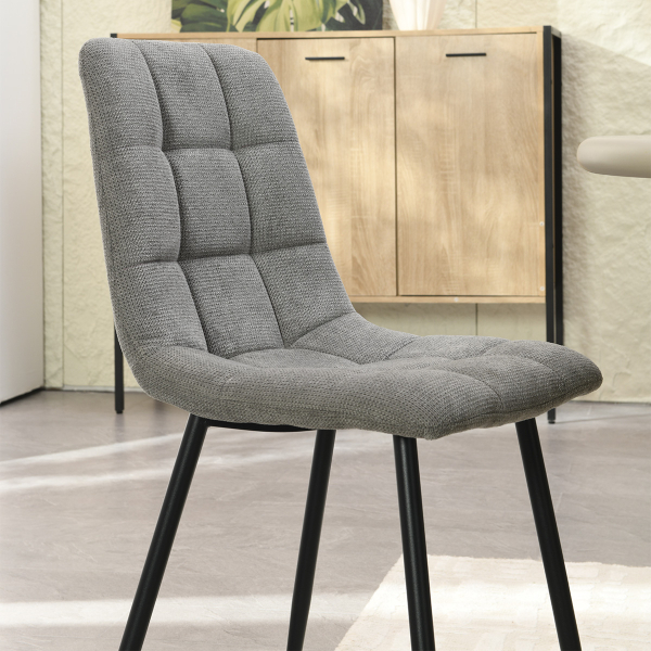 Καρέκλα Τραπεζαρίας (55x45x88) Spitishop Stol Grey