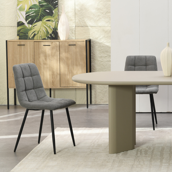 Καρέκλα Τραπεζαρίας (55x45x88) Spitishop Stol Grey