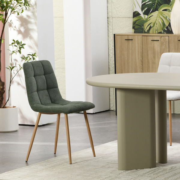 Καρέκλα Τραπεζαρίας (55x45x88) Spitishop Stol Green