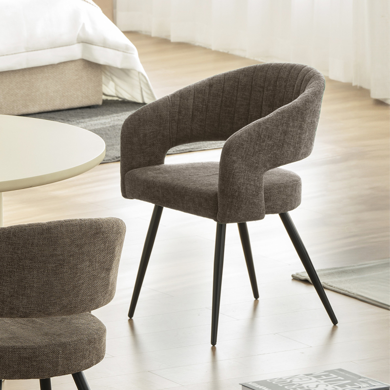 Καρέκλα Τραπεζαρίας (55x56x84) Spitishop Cathedra Brown