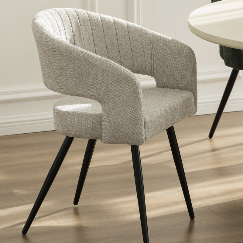 Καρέκλα Τραπεζαρίας (55x56x84) Spitishop Cathedra Light Grey