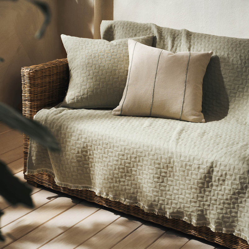 Ριχτάρι Καναπέ Τριθέσιου (180x310) Gofis Home Eliena Smoke Green 402/07