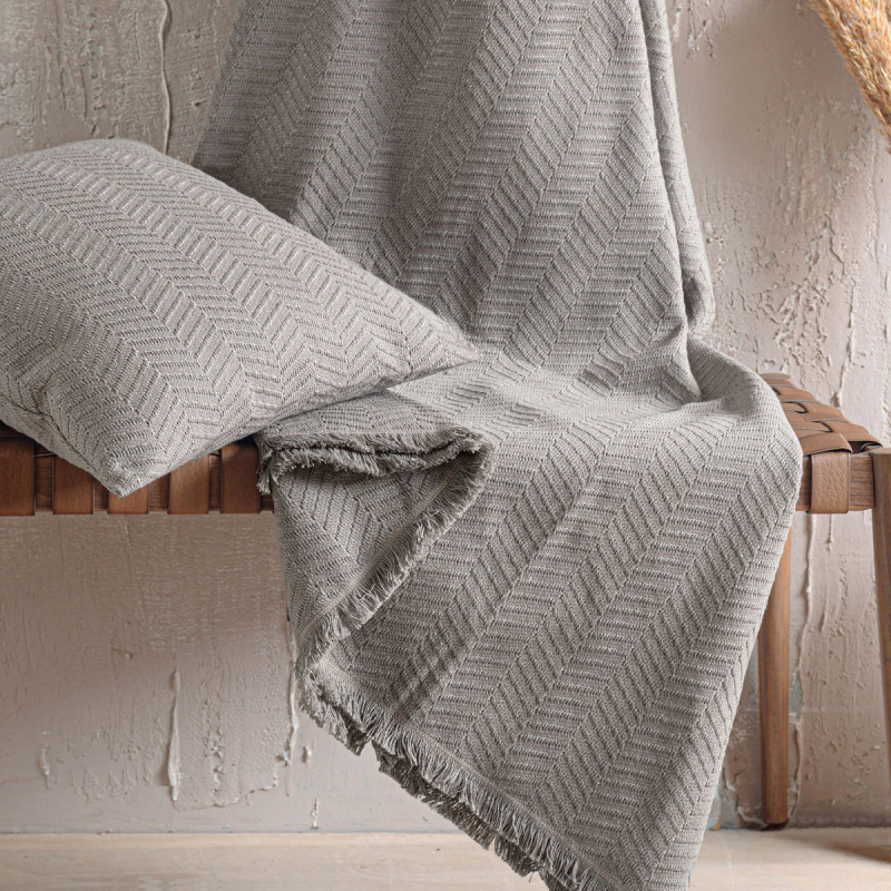 Ριχτάρι Καναπέ Διθέσιου (180x240) Rythmos Ewan Grey