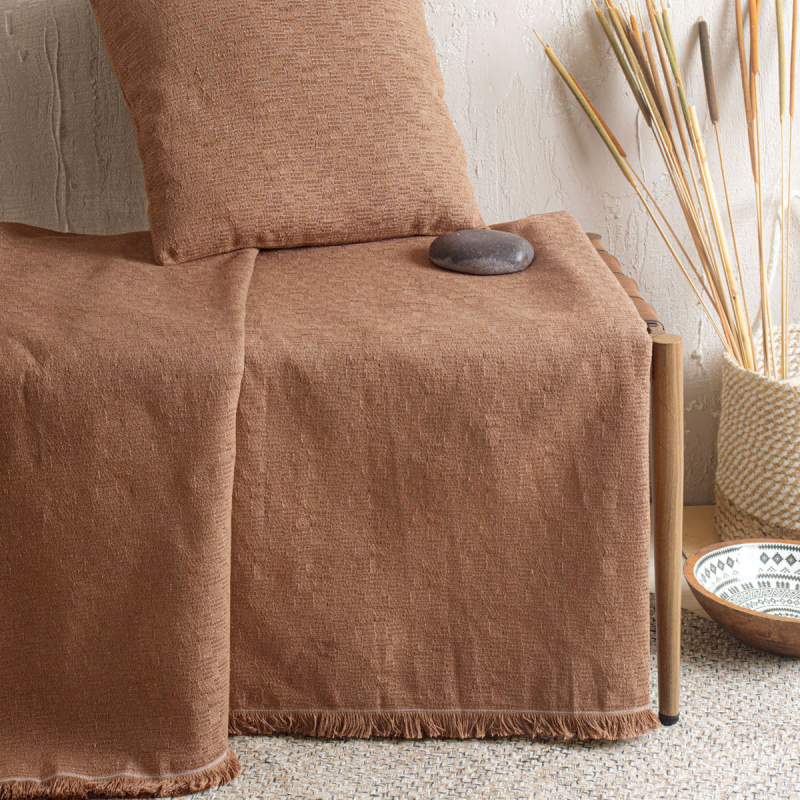 Ριχτάρι Καναπέ Διθέσιου (180x240) Rythmos Ermis Mocca