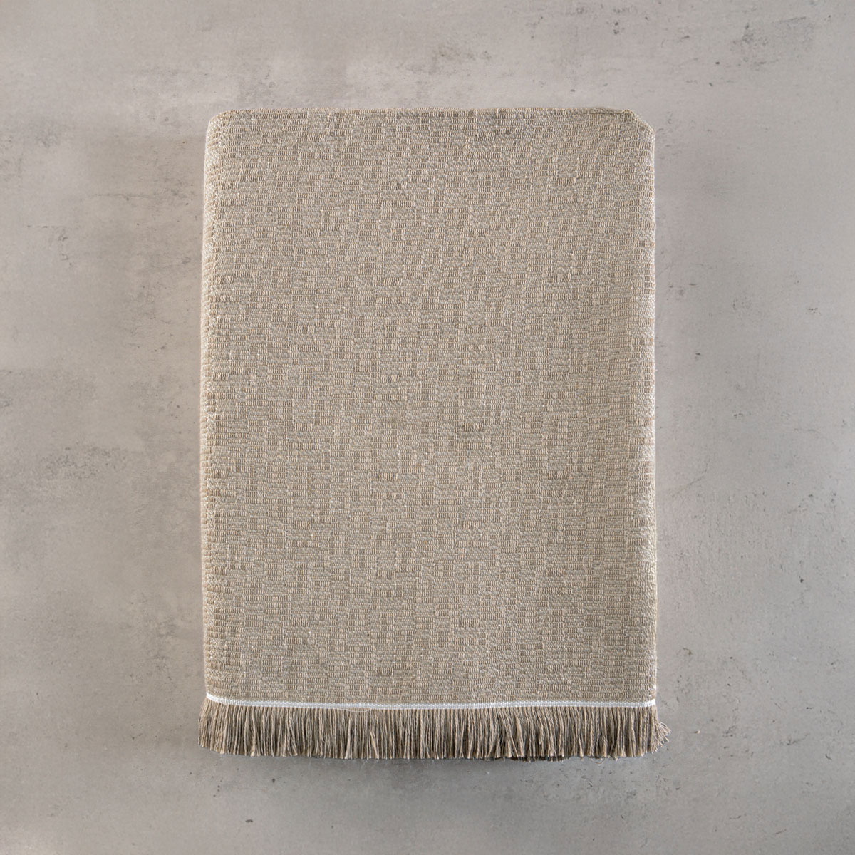 Ριχτάρι Καναπέ Τετραθέσιου (180X330) Rythmos Ermis Beige Home Λευκά Είδη Σαλονιού Ριχτάρια Spitishop
