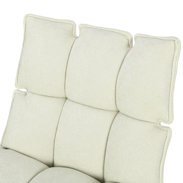 Περιστρεφόμενη Καρέκλα Τραπεζαρίας (57x67x86) Spitishop Puffy Beige