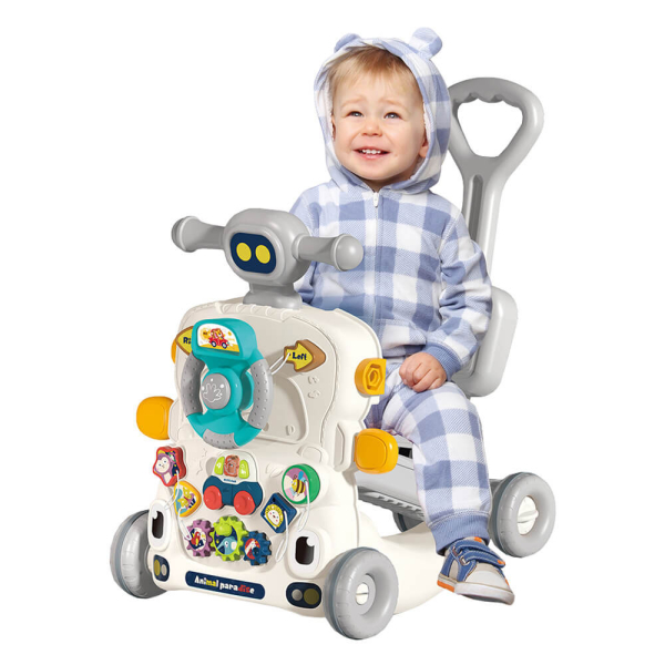Περπατούρα Bebe Stars Robbie 6 Ιn 1 Grey 4242