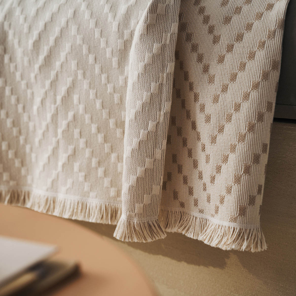 Ριχτάρι Καναπέ Τριθέσιου (180x310) Gofis Home Ori Natural Beige 401/06