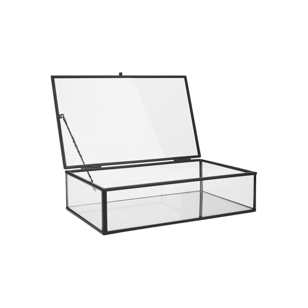 Κουτί Αποθήκευσης (24x14x6) Estia Μαύρο 02-28176