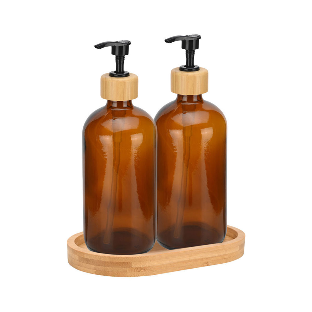 εstia Δοχεία Υγρού Πιάτων Με Βάση (Σετ 3τμχ) Estia Bamboo Essentials 02-28800