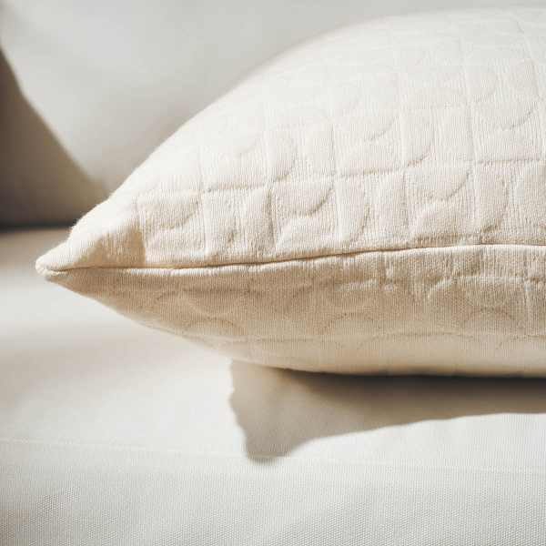 Διακοσμητική Μαξιλαροθήκη (50x50) Gofis Home Eliena Ivory 402/05