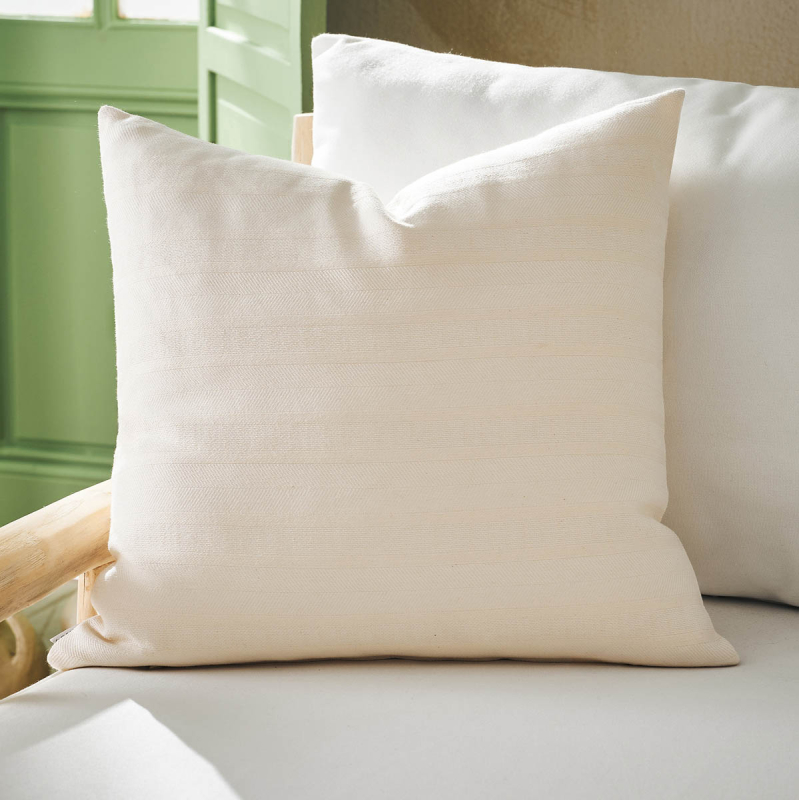 Διακοσμητική Μαξιλαροθήκη (50x50) Gofis Home Laurel Bone Beige 731/05