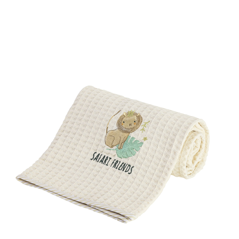 Κουβέρτα Πικέ Αγκαλιάς (80x110) Nima Safari Friends