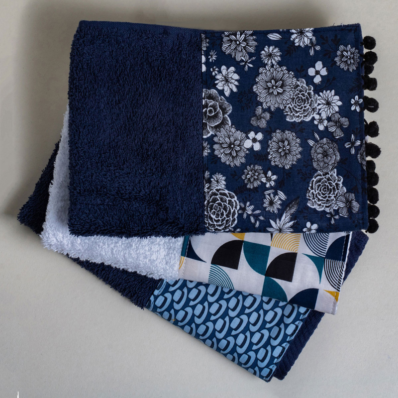 Πετσέτες Χεριών (Σετ 3τμχ) White Fabric Lewis Multi 600gsm