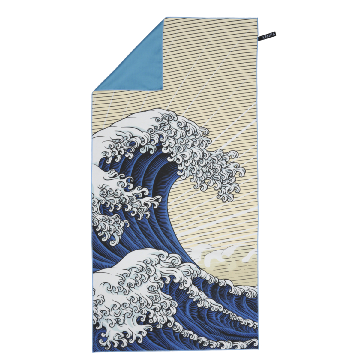 Πετσέτα Θαλάσσης Microfiber 2 Όψεων (80X160) Kentia Versus Resort 254 190Gsm Home Πετσέτες Ενηλίκων Spitishop