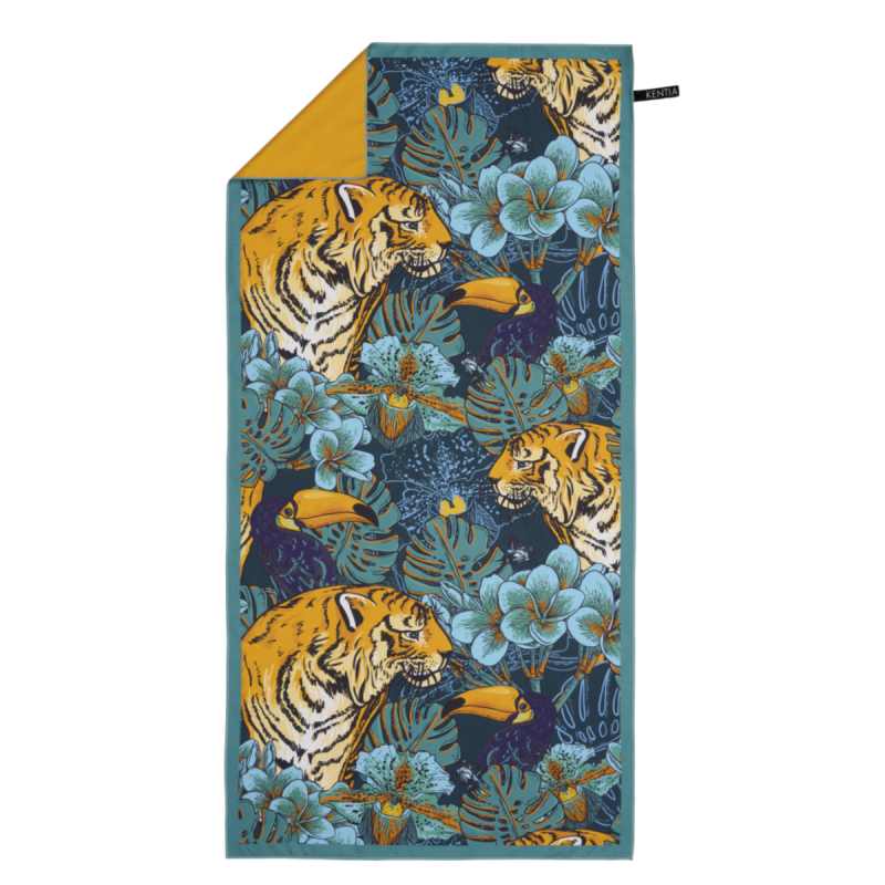 Πετσέτα Θαλάσσης Microfiber (80x160) 2 Όψεων Kentia Versus Resort 256 190gsm