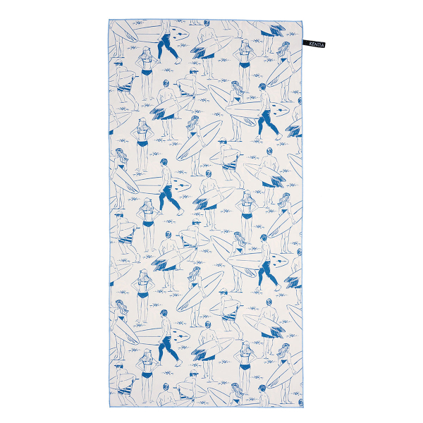 Πετσέτα Θαλάσσης Microfiber 2 Όψεων (80x160) Kentia Versus Resort 2511 190gsm