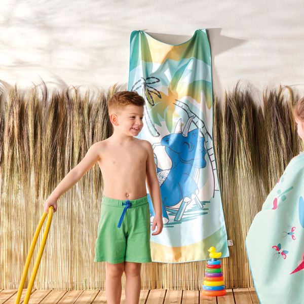Παιδική Πετσέτα Θαλάσσης Microfiber 2 Όψεων (70x140) Kentia Versus Float 251