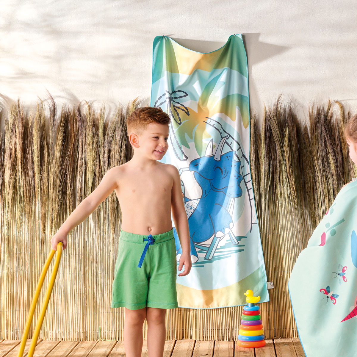 Παιδική Πετσέτα Θαλάσσης Microfiber 2 Όψεων (70X140) Kentia Versus Float 251 Home Πετσέτες Παιδικές Spitishop