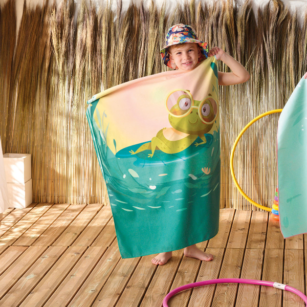 Παιδική Πετσέτα Θαλάσσης Microfiber 2 Όψεων (70x140) Kentia Versus Float 254