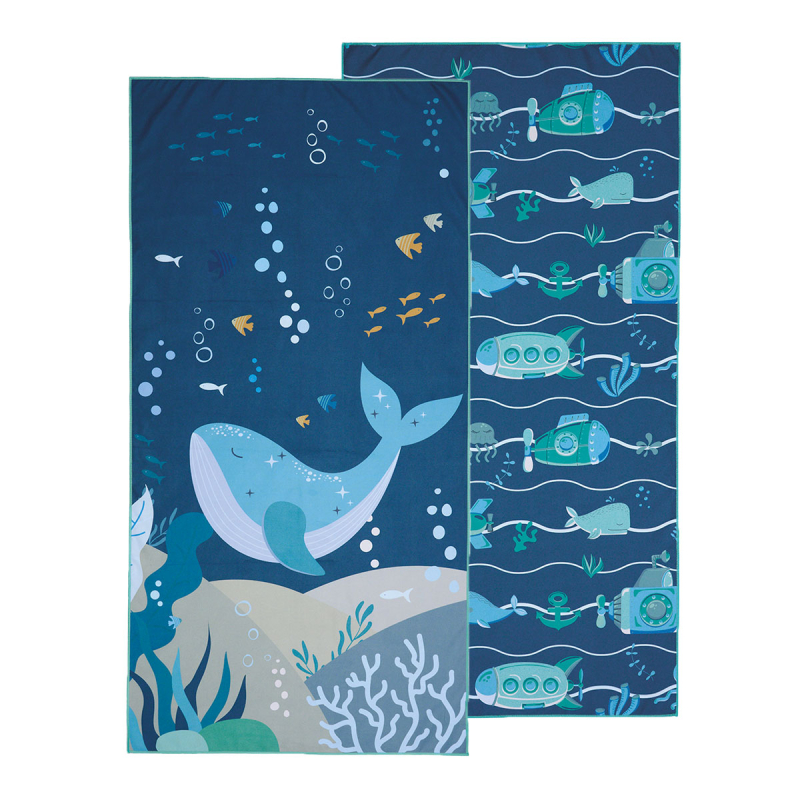 Παιδική Πετσέτα Θαλάσσης Microfiber 2 Όψεων (70x140) Kentia Versus Float 255