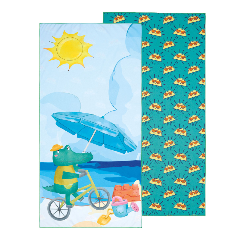 Παιδική Πετσέτα Θαλάσσης Microfiber 2 Όψεων (70x140) Kentia Versus Float 256