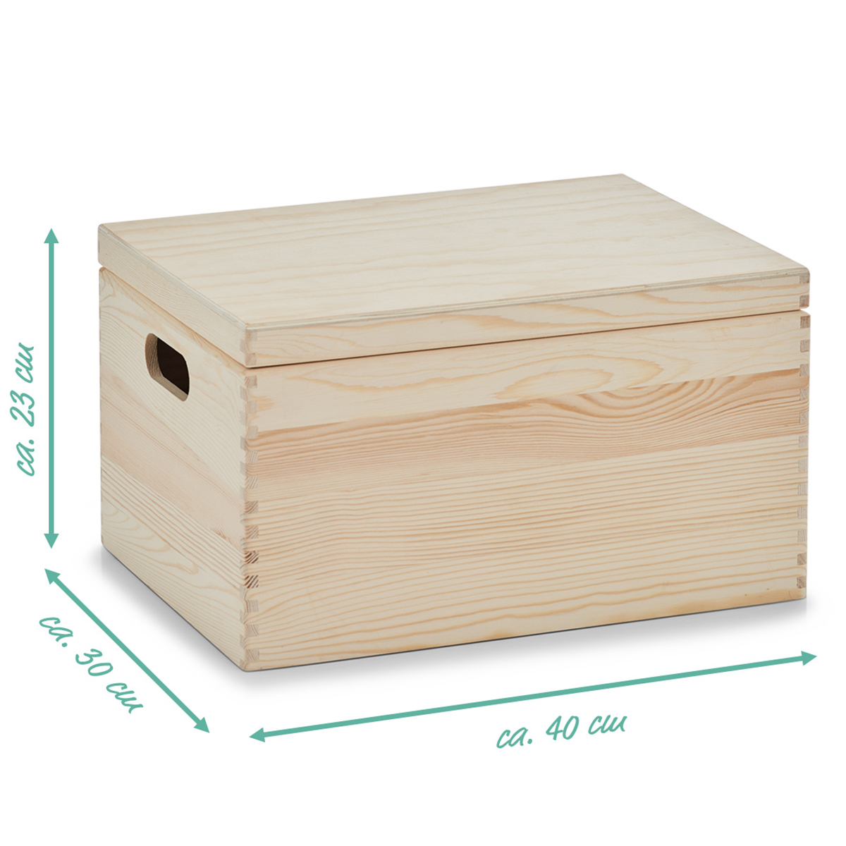 Κουτί Αποθήκευσης (40X30X23) Z-L Softwood 13152 Home Διακόσμηση Κουτιά & Καλάθια Spitishop
