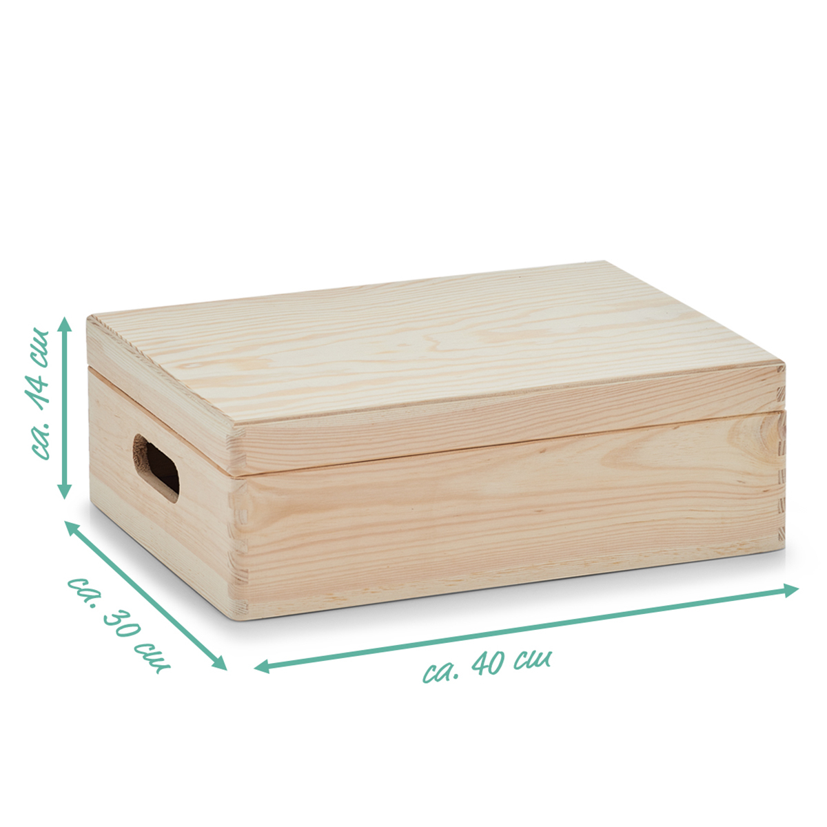 Κουτί Αποθήκευσης (40X30X14) Z-L Softwood 13151 Home Διακόσμηση Κουτιά & Καλάθια Spitishop