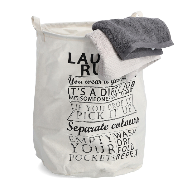 Καλάθι Απλύτων (Φ38x48) Z-L Laundry Rules 14260