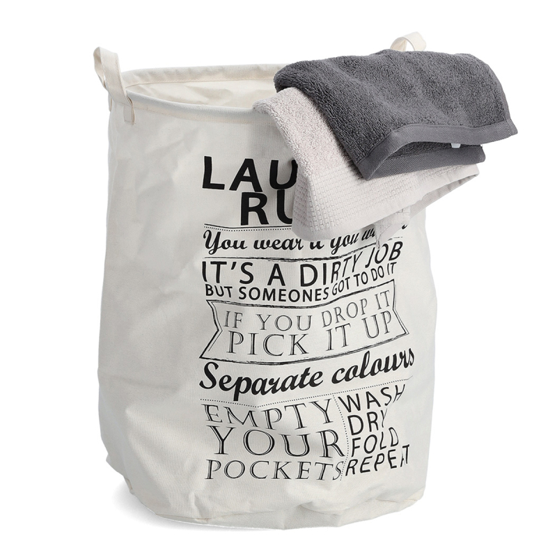 Καλάθι Απλύτων (Φ38x48) Z-L Laundry Rules 14260