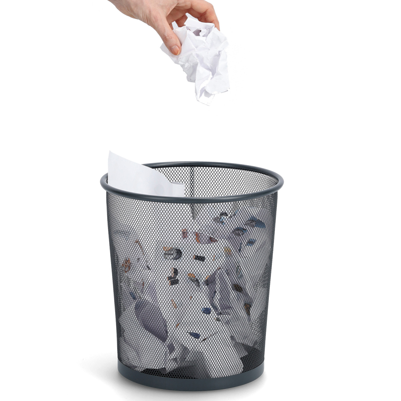 Καλάθι Απορριμμάτων (Φ26x28) Z-L Anthracite 17740