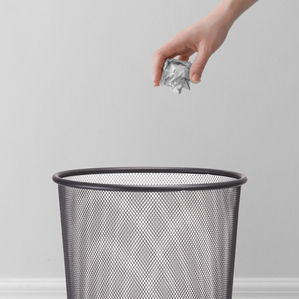 Καλάθι Απορριμμάτων (Φ26x28) Z-L Anthracite 17740