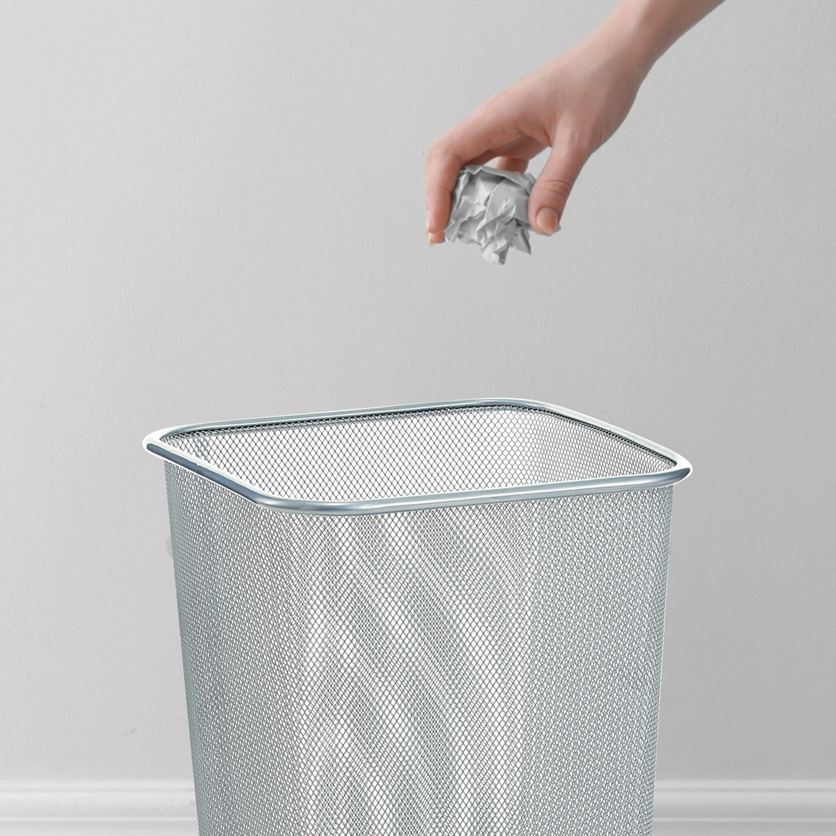 Καλάθι Απορριμμάτων (26 8X26 8X35 5) Z-L Mesh 18102 Home Οργάνωση & Αποθήκευση Καλάθια Spitishop