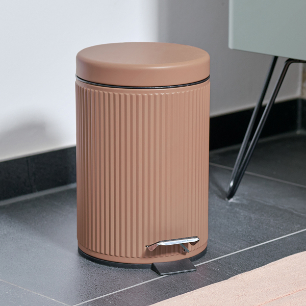 Κάδος Απορριμμάτων Μπάνιου (Φ17x26) Z-L 3lt Mocca 18963