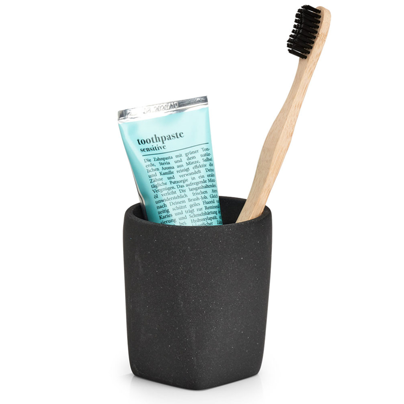 Ποτηροθήκη Μπάνιου (7.7x7.7x8.8) Z-L Dark Stone 18892