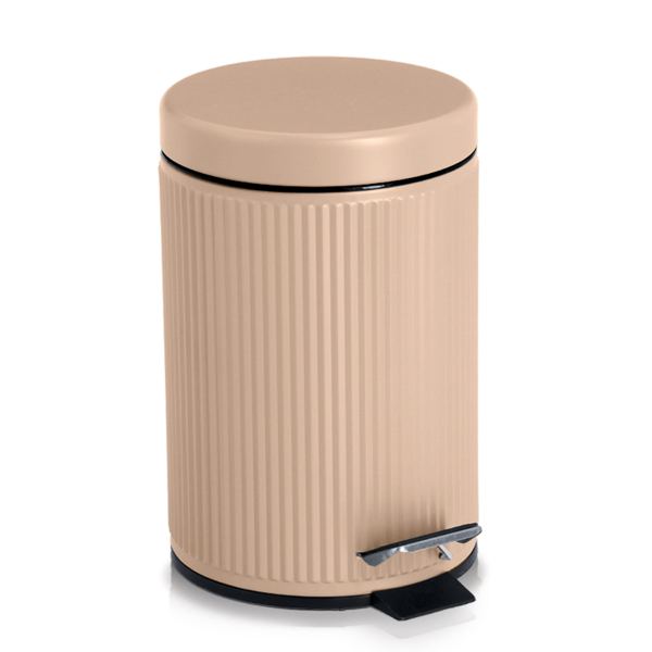 Κάδος Απορριμμάτων Μπάνιου (Φ17x26) Z-L 3lt Almond 18964