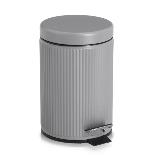 Κάδος Απορριμμάτων Μπάνιου (Φ17x26) Z-L 3lt Grey 18965