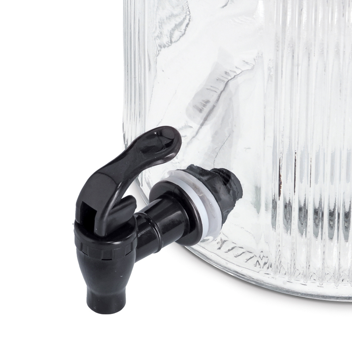 Βάζο Γυάλινο με Βρυσάκι 3 9Lt Z-L 19655 Home Οργάνωση & Αποθήκευση Κουζίνας Βάζα - Δοχεία Αποθήκευσης Spitishop