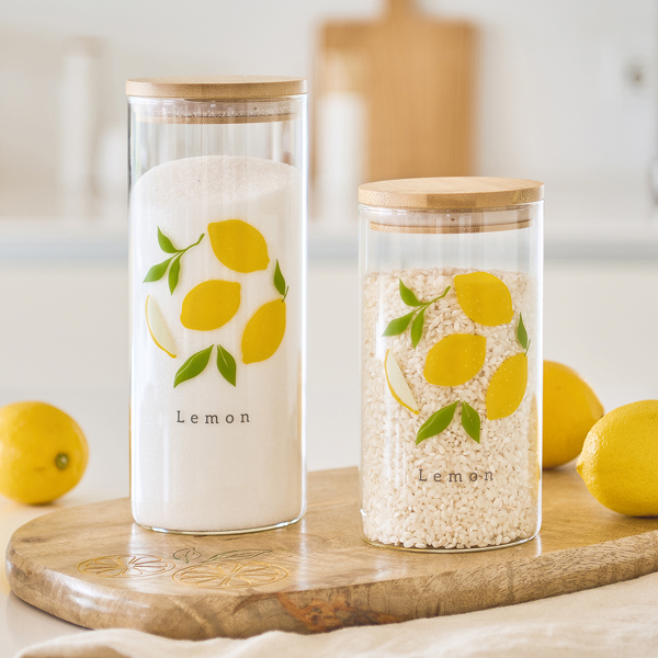 Δοχείο Αποθήκευσης 850ml Με Αεροστεγές Κλείσιμο Z-L Lemons 19658