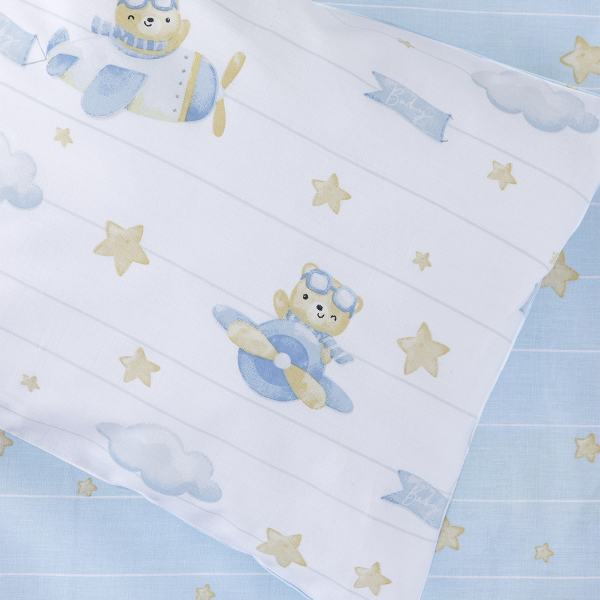 Παπλωματοθήκη Κούνιας (Σετ 110x145) 2 Όψεων Kocoon Beary