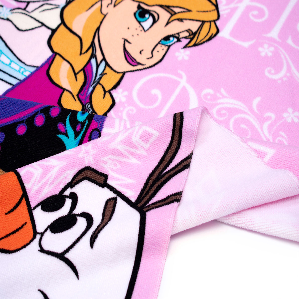 Παιδική Πετσέτα Θαλάσσης Microfiber (70x140) Dimcol Frozen 28 Pink