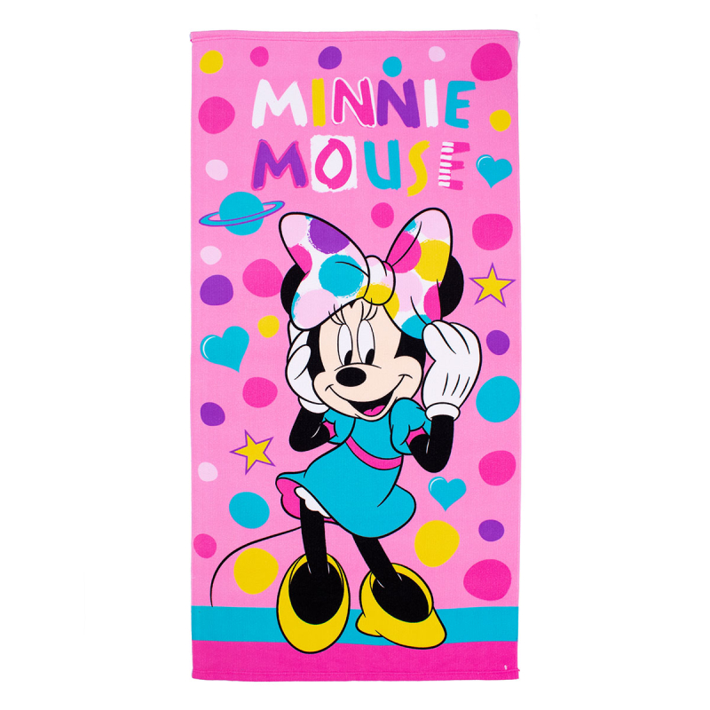 Παιδική Πετσέτα Θαλάσσης Microfiber (70x140) Dimcol Minnie 94 Pink-Multi