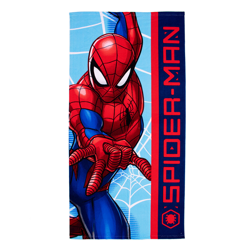 Παιδική Πετσέτα Θαλάσσης Microfiber (70x140) Dimcol Spider-Man 41 Sky Blue