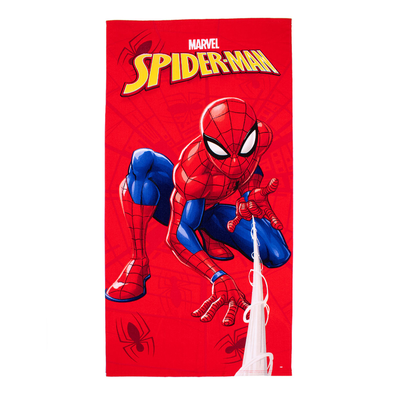 Παιδική Πετσέτα Θαλάσσης Microfiber (70x140) Dimcol Spider-Man 42 Red